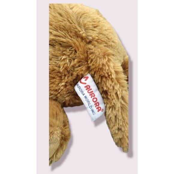 Vintage Aurora Dog Plush Flopsie Hound Puppy Stuffed Animal Toy 12” Tongue - Picture 6 of 10